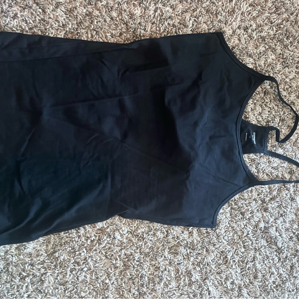 Express built in bra racerback tank